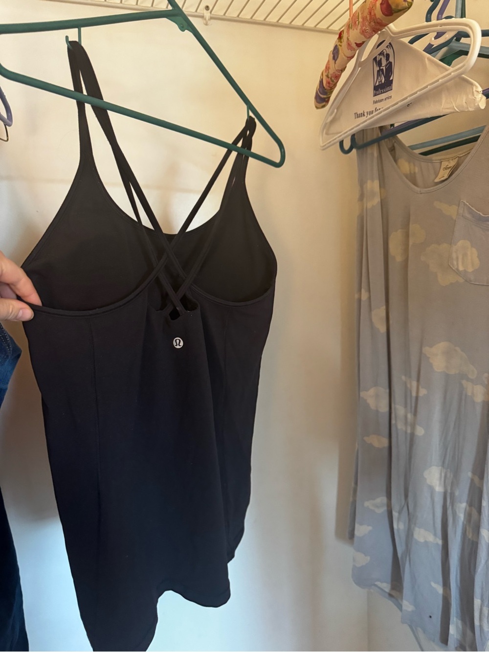 lululemon athletica Black Strappy Tank Top